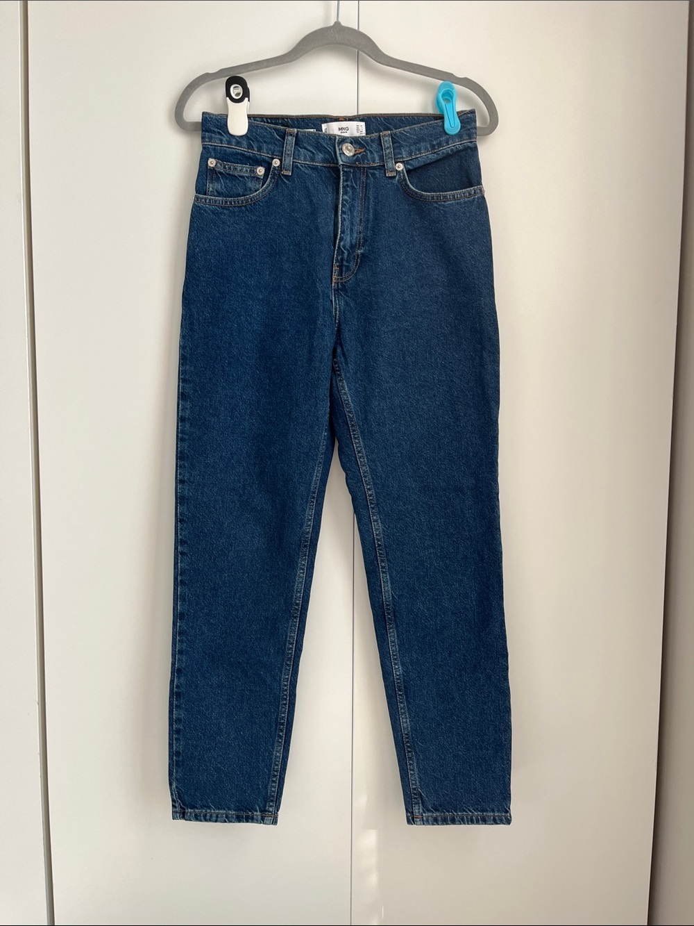 Classic High-Rise Dark Blue Jeans